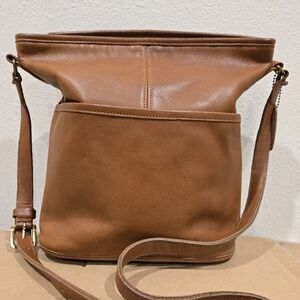 Coach Brown British Tan Bleeker 4153 Bucket Bag Purse Shoulder Vintage Leather